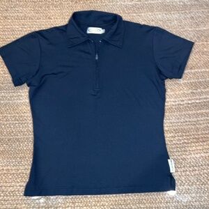 Hyp Golf Women's Short Sleeve Quarter Zip Shirt Sz Sm
